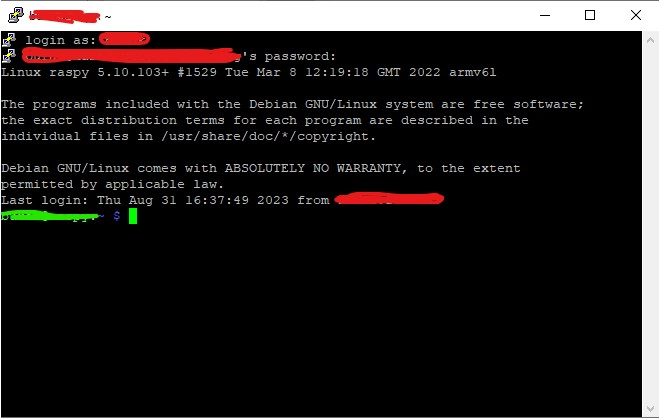 Raspberry Pi'ye Uzaktan Bağlanma ve İşletim Sistemi Ayarları SSH ekranı Raspberry Pi'ye Uzaktan Bağlanma ve İşletim Sistemi Ayarları SSH ekranı