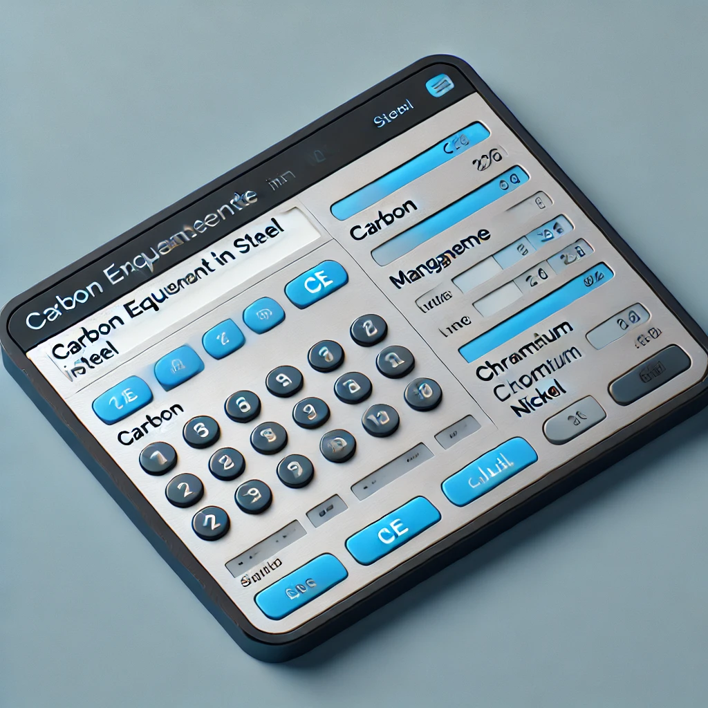 Bir karbon eşdeğeri hesaplama formunu gösteren, modern ve sade tasarımlı bir HTML arayüz.